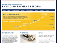 Tablet Screenshot of physicianpaymentcommission.org